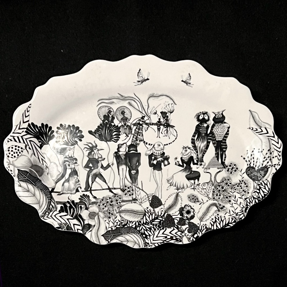 Florence Balducci Wild Masquerade Platter